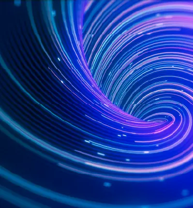 Electric vehicle charging port with glowing energy streams representing power and clean technology